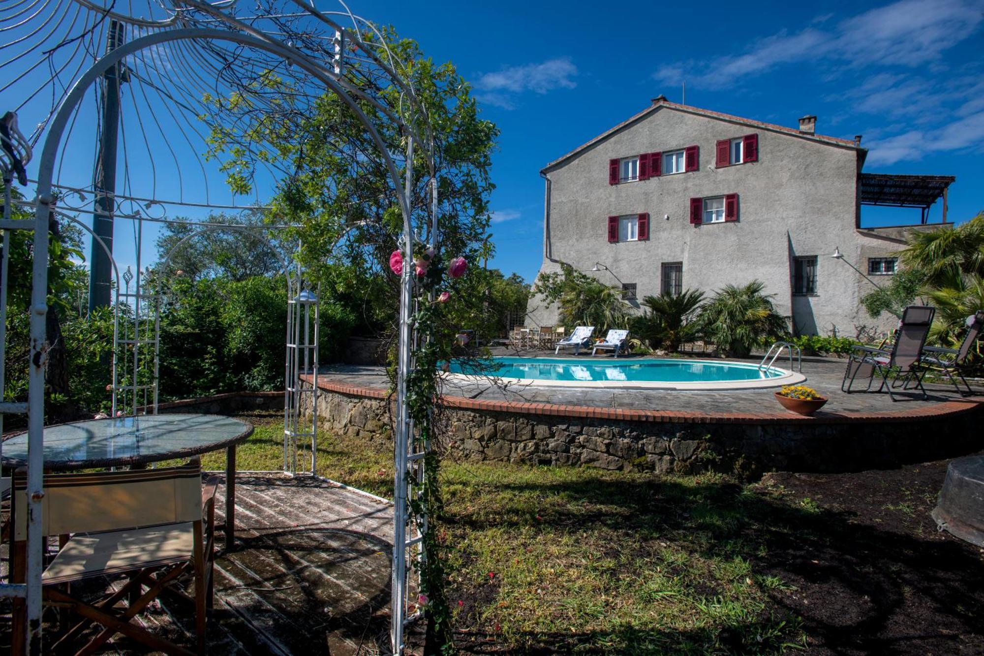 277 - Il Frantoio Della Marchesa - Giardino E Piscina Nel Verde Di Sestri Levante Bagian luar foto